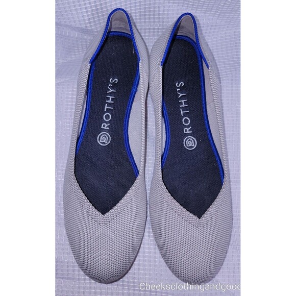 Rothy's Flax Birdseye Round Toe Ballet Flats Women's size 9.5   RETIRED - Picture 3 of 12
